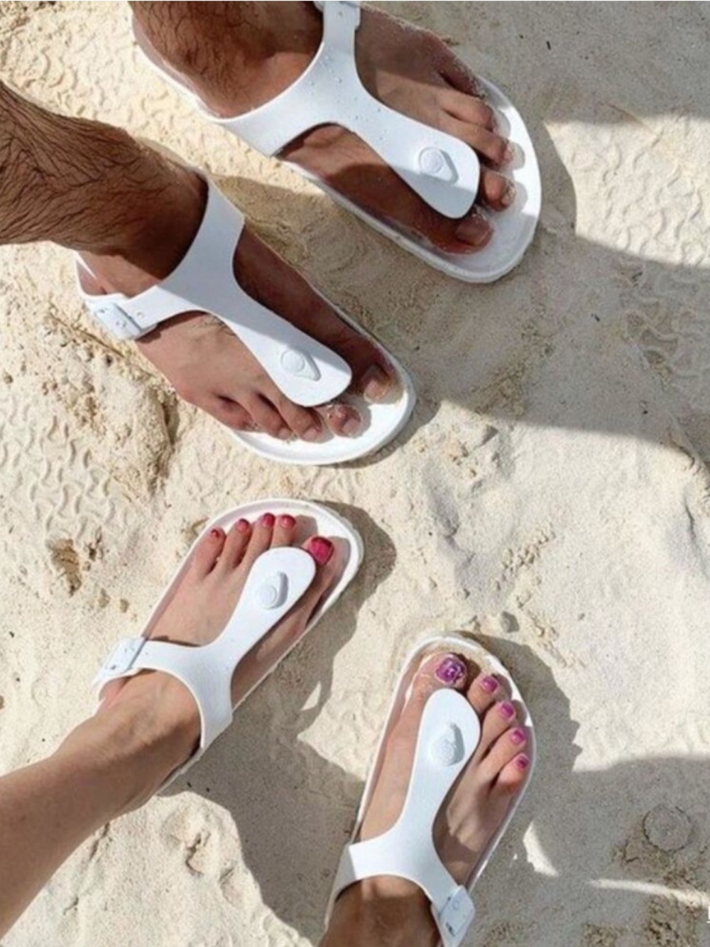 Birkenstock Gizeh White EVA Sandals Waterproof EU 40 US Women’s 9 Men’s 7